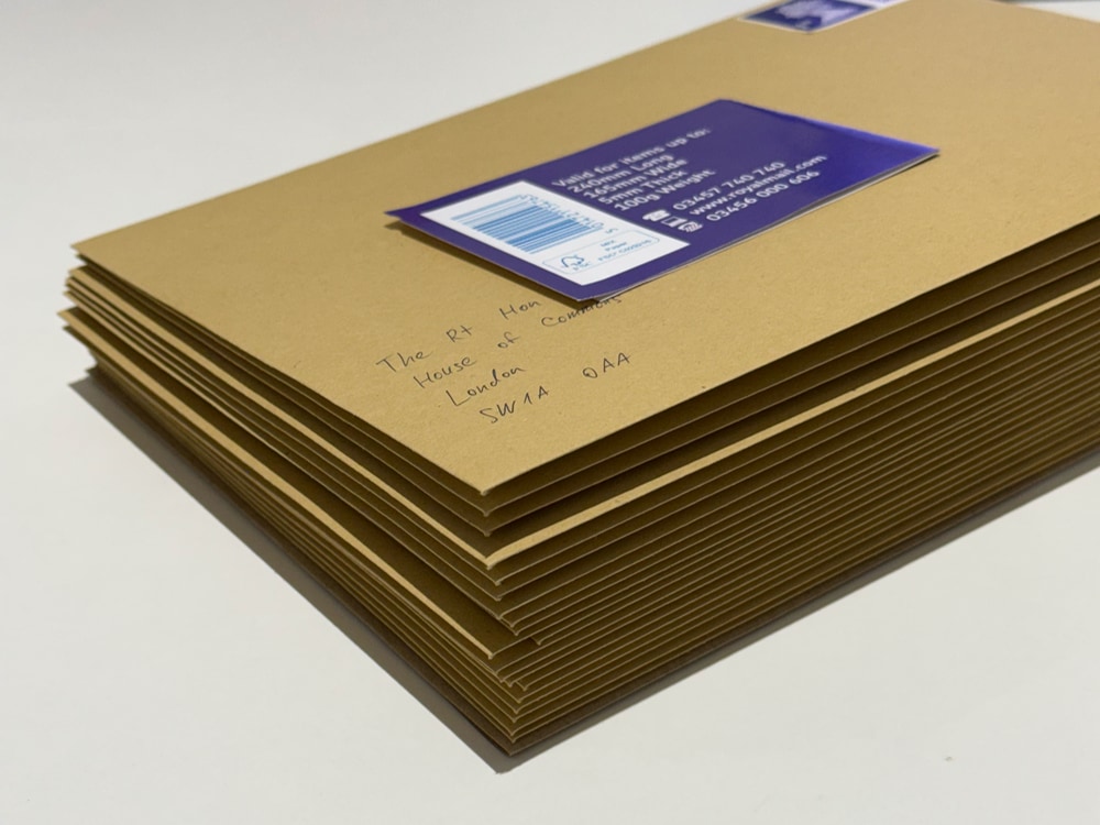 Letters to ministers and select committee members