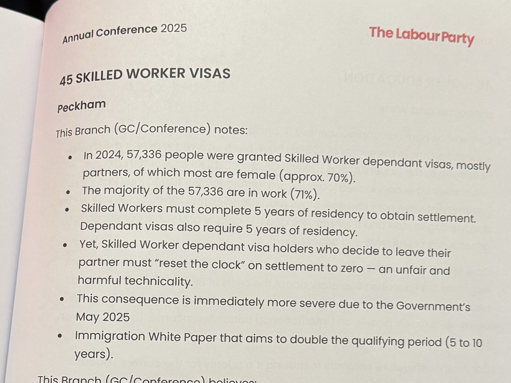 Conference motion